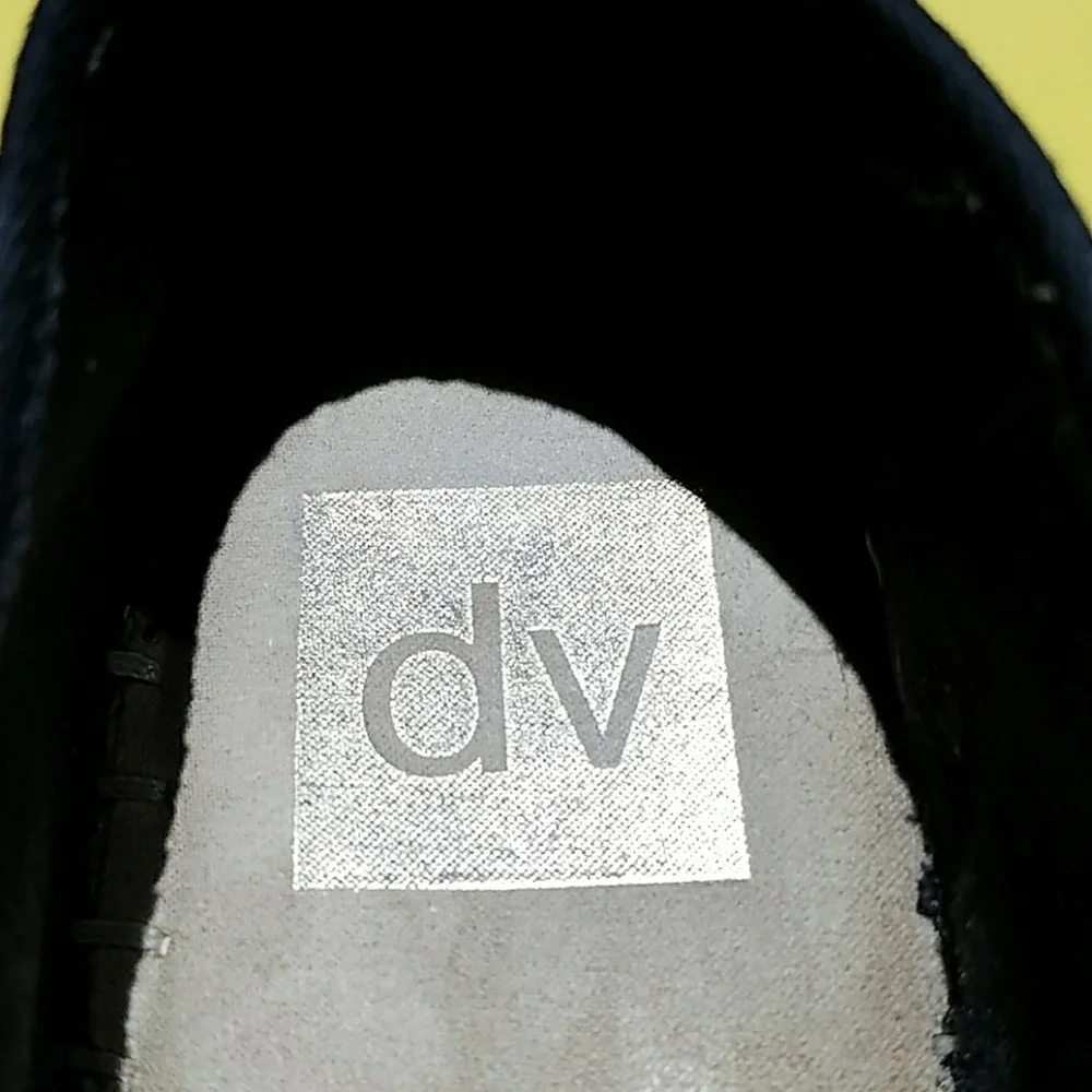 Dolce Vita blue striped Espadrilles Slip Ons Casual Coastal Nautical Beach